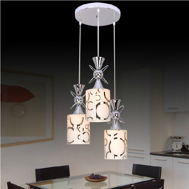 Dining Room Light Chandelier Triple modern minimalist creative led bar dining room table Lamp personality Single-head dining chandelier