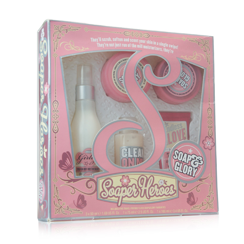 Soap & Glory英国Soap&glory 限量身体护理礼盒5件套装明星产品