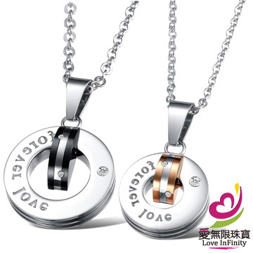 【爱无限珠宝金坊】 爱不释手 -西德钢饰男女对台湾官网直邮进口