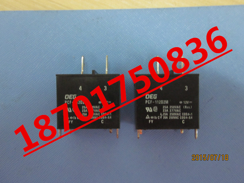 PCF-112D2M TE SPST - NO Non-Latching Relay 12V dc