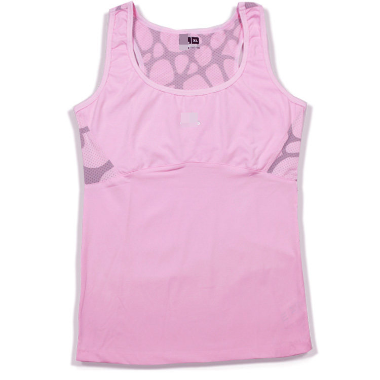 Spring and summer Upgrade section with chest cushion No steel ring Yoga clothes Fitness Clothes blouses workmen Fitness Running Sports Vests