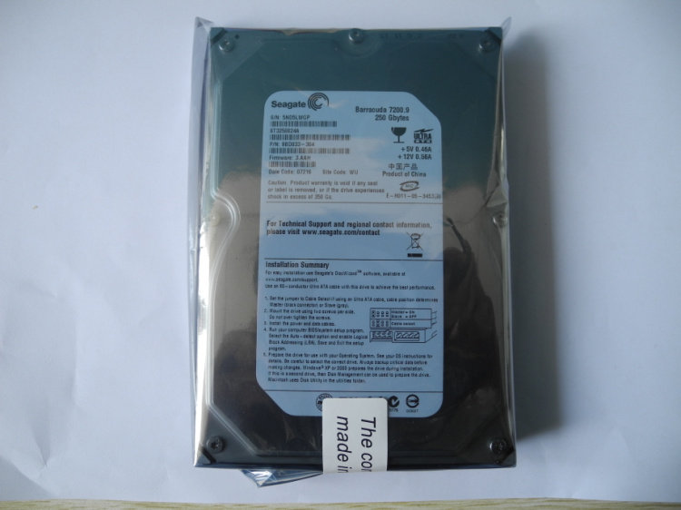 Red Digital New Original Special Price 3 5 "Seagate 250G Desktop Computer Hard Disk IDE Parallel Port PATA