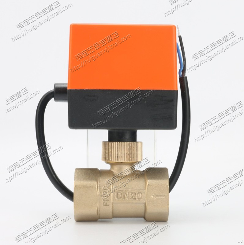 Third-line second-control electric ball valve third-line one-control electric wire buckle ball valve electric valve DN15 20 25 25 32 40