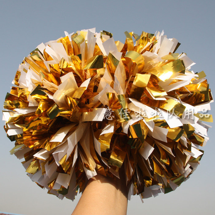 Professional competition with a cheerleading flower polo cheerleader (golden white) mixed with a cheerleader