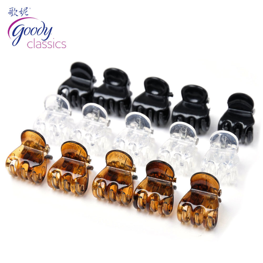 Goody/歌妮美国发饰 迷你发爪 防滑小爪夹 刘海夹 小发抓 15个装