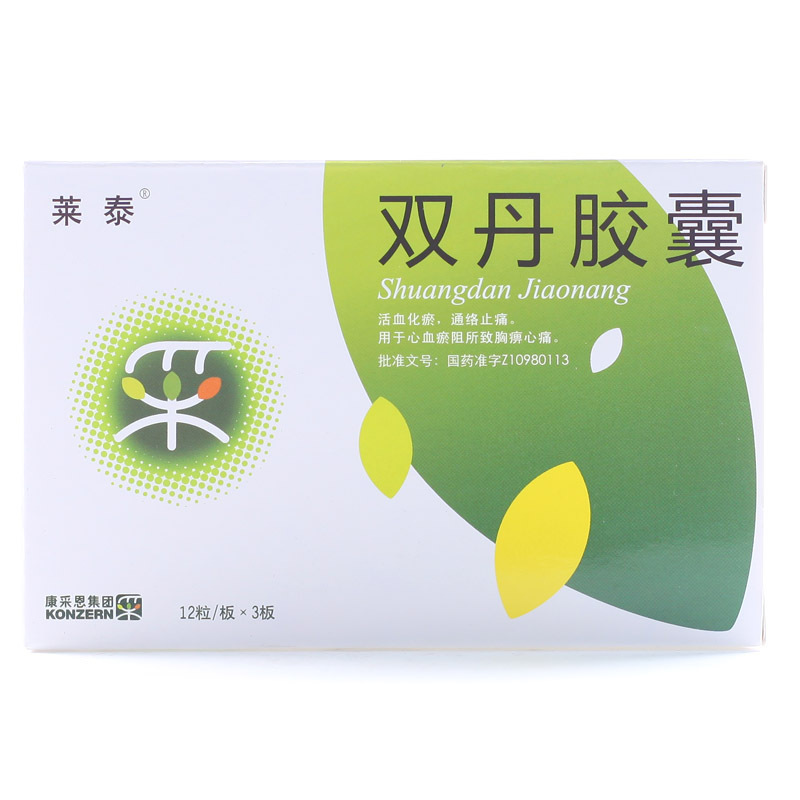 莱泰 双丹胶囊 0.5g*36粒/盒