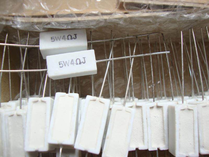 Brand new 5W cement resistance 4R Ohm accuracy 5% Full series 1 bag 10 shots