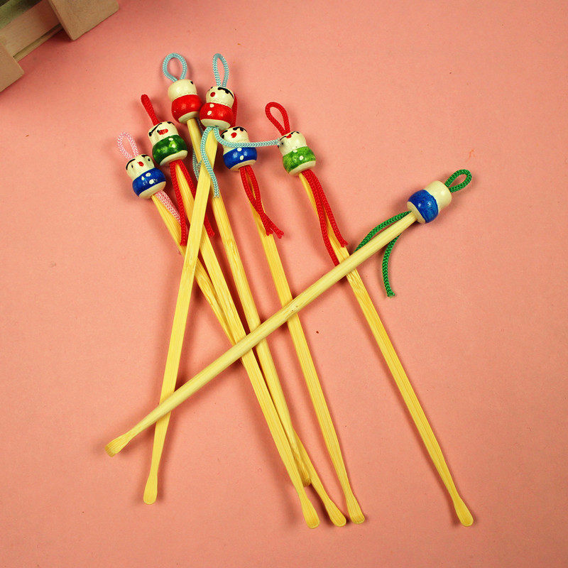 Bamboo ear dug small doll ear dug ear spoons ear pickpocketing small gift ear spoons for a total of 20-Taobao