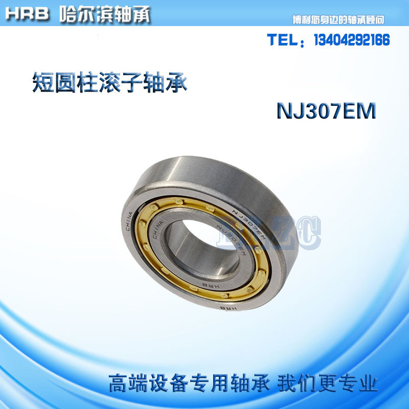HRB Harbin Short cylindrical roller bearing NJ307 NJ308 NJ309 NJ310 NJ311 NU316EM
