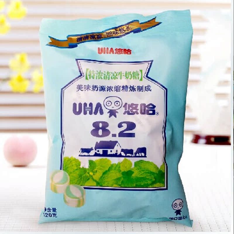 【天猫超市】UHA/悠哈特浓清凉牛奶糖120g/袋