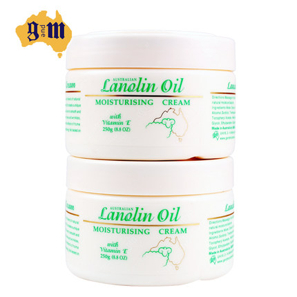 澳洲直邮 悉尼发货 G&M 绵羊油 护肤霜 保湿面霜 250g*2瓶