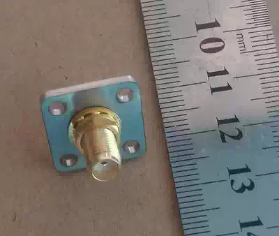 SMA female head turn SMA female head with 18 5*18 5 flange SMA-KKY