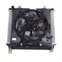 Original Fukuda Gatu V3 Van water tank radiator and electronic fan assembly C3130020004A0