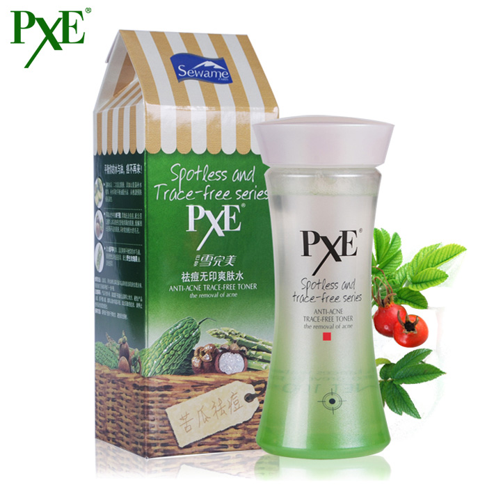 PXE雪完美祛痘无印爽肤水100ml男女去痘粉刺淡化痘印控油补水产品