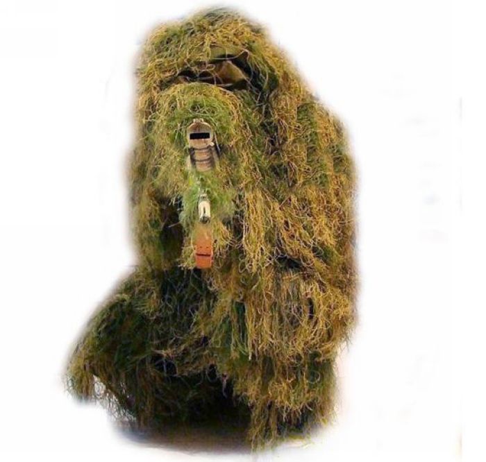 Boutique Band Straw-Type pseudo-dress Costume Geely Suit with Bird Suit Hunting Suit Camouflage Camouflage Four Pieces