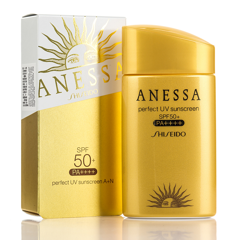 日本Shiseido/资生堂 ANESSA安热沙防晒露防水汗隔离防晒霜60ml