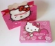 Baby girl Hellokitty hộp quà bé xuân hè hè quần áo sơ sinh cotton phù hợp với trăng rằm quà tặng trăm ngày bán hộp quà sơ sinh đẹp Bộ quà tặng em bé