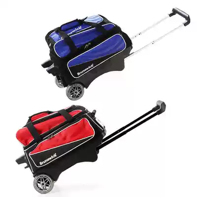 Bowling professional supplies Brunswick brand aluminum alloy tie rod bowling bag Double Ball
