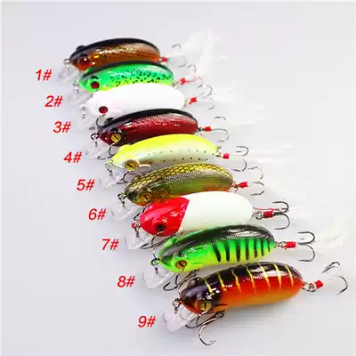 Yufeng Luya bait floating water Minino bionic bait pseudo-bait beast 6cm10g tie hook bait Mino