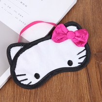 Outer single cute cartoon childrens sleep eye mask shading breathable students sleep Labor game training activities eye mask