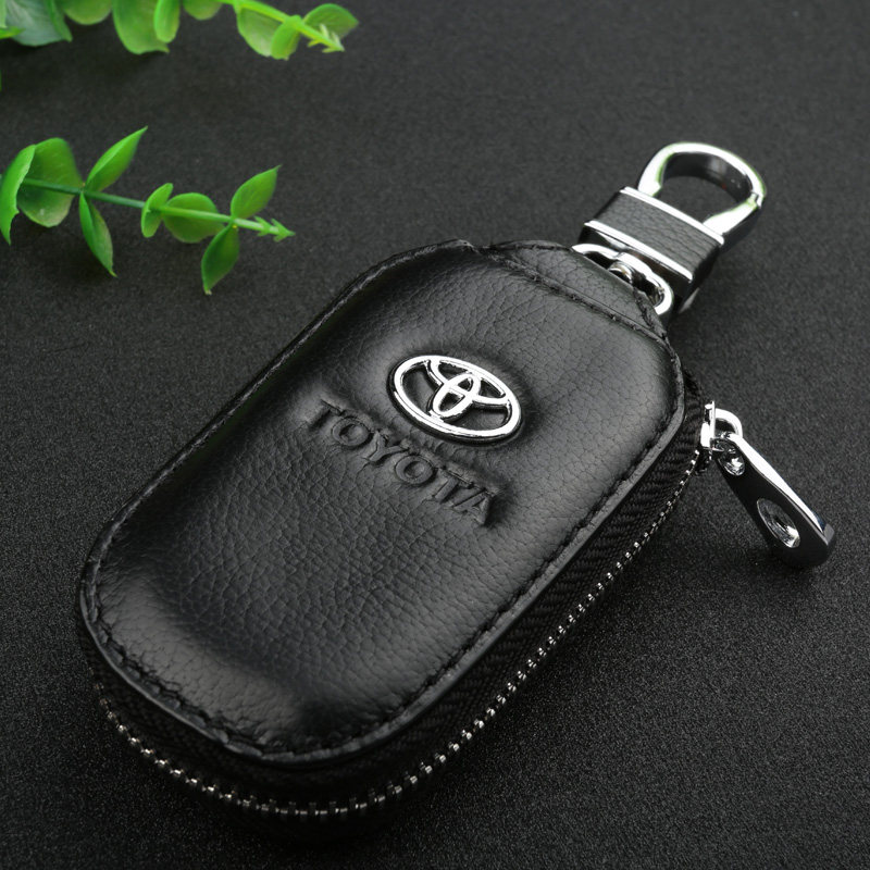 丰田86柯斯达威飒杰路驰FortunerHIACE丰田汽车真皮钥匙包 套
