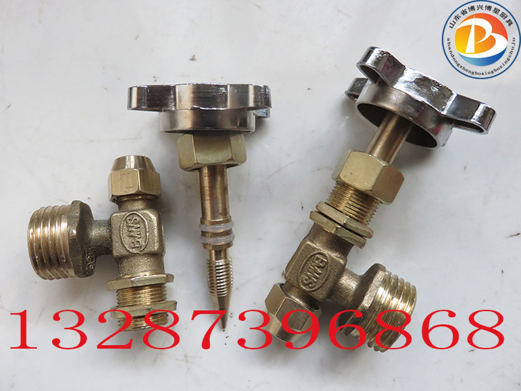 Furnace accessories 15M 8M small cross - crucified copper valve All copper methanol oil valve alcohol oil valve