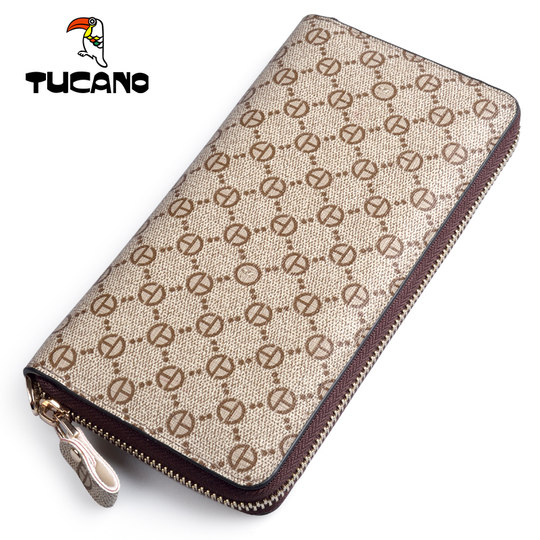 Authentische Woodpecker Herren-Geldbörse, lange Damen-Geldbörse mit Reißverschluss, koreanische Geldbörse, Clutch-Handtasche, Handytasche