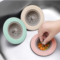 Kitchen sink filter cover garbage basket toilet round plastic sewer cover silicone leak cover