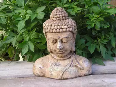 European style foreign trade export home decoration retro atmosphere living room study decoration Buddha head ornaments