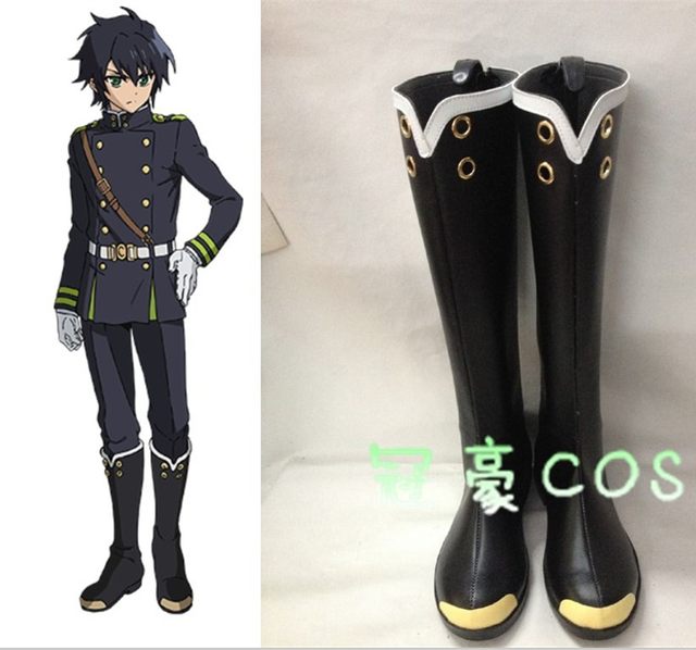 The Seraph of the End: Yohjiro Hyakuya, Shouya Kirishima, Miki Sanjou, Yuki Saotome Cosplay Shoes