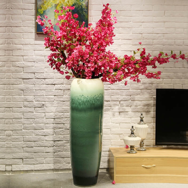 Sitting room decoration to the hotel villa large vase ceramic flower implement club teahouse flower simulation flower decoration furnishing articles