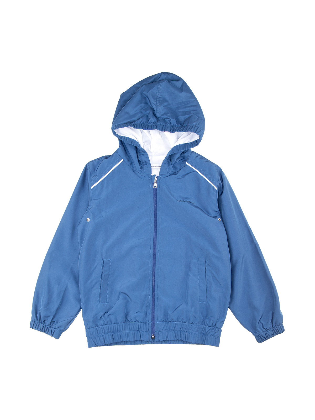 Dolce&Gabbana 蓝色插袋连帽上衣