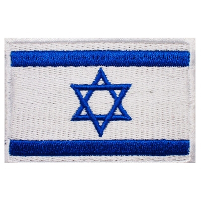 Embroidery adhesive stamp magic sticker morale badge Israel Flag Micro Chapter Design to do all types of team insignia