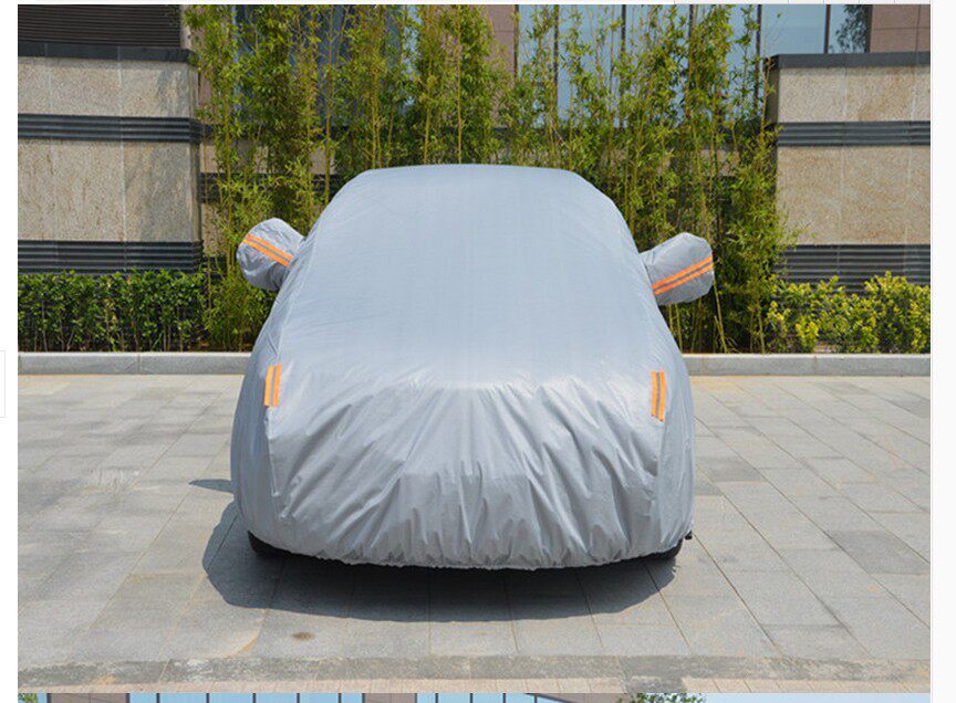 Custom-made old-fashioned step plus cotton car cover car cover Yujiema electric car rain-proof logo printing camouflage