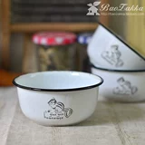 Bao Zakka Grocery Export хвост одиночная белка эмалевая чаша -цветочный цветок маленькая миска цветочный горшок
