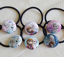 Closed store clearance Korean imported childrens baby hair accessories Frozen princess hair rope