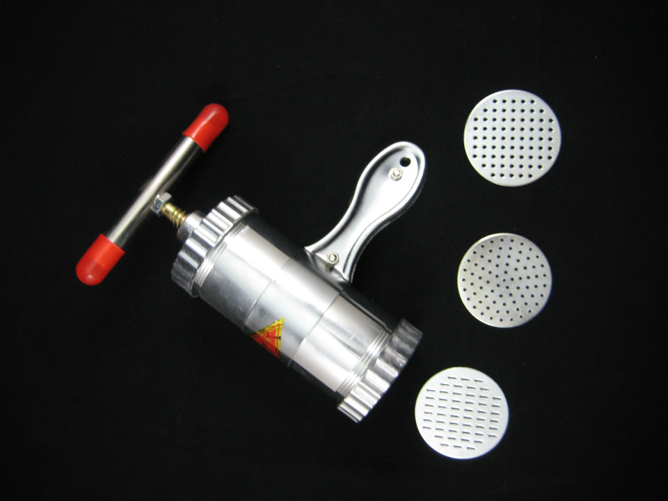 Stainless steel noodle machine manual press face press kitchen household small hand shake handshake handrock machine special price