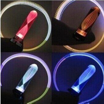 Seven Colorful Fan Face Wind Fire Wheels Mountaineering Bike Gas Nozzle Light Valve Wick Light Warning Lights Riding Equipment Accessories