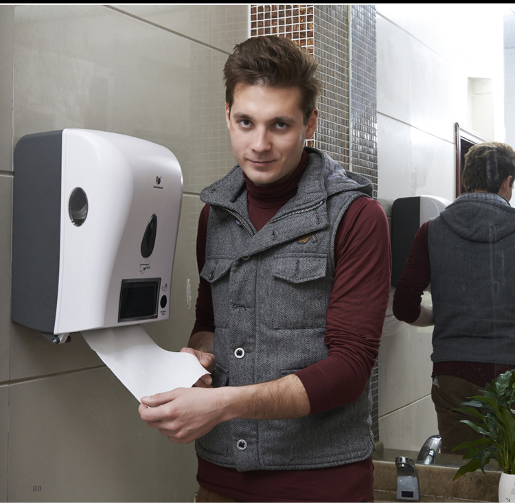 Hotel induction paper machine Roll automatic paper machine Automatic induction tissue box Powder room toilet paper