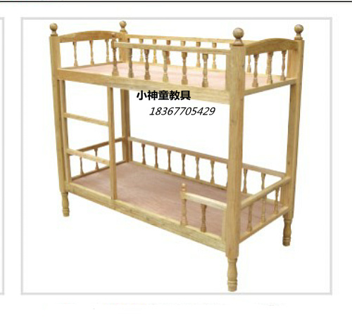 Special price direct sales log Children's bed solid wood Double beds Kindergarten Private beds Detachable Baby Bunk Beds Bunk Beds