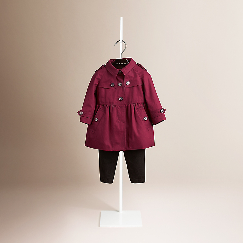 Burberry博柏利 裙式棉质 Trench 风衣 39984011
