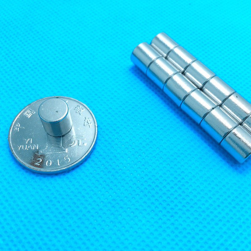 Round strong magnet 8*8mm NdFeB magnet magnet steel rare earth permanent magnet king strong magnet round magnet 8X8mm