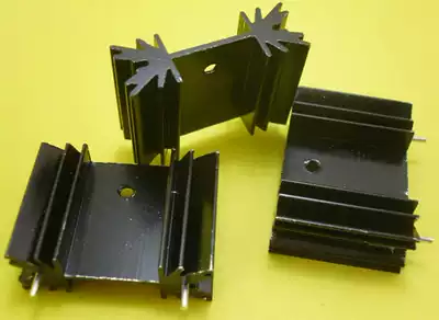 High quality aluminum YV25 plum blossom radiator for TO220 long 25-55 wide 35 thick 12 aluminum heat sink