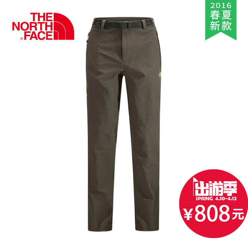 【2016春夏新款】THE NORTH FACE/北面 男款弹力速干长裤 CZJ9