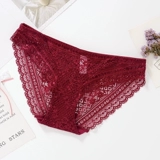 少女美屋 Прозрачные сексуальные красные трусы, нижнее белье для невесты, бордовый оберег на день рождения