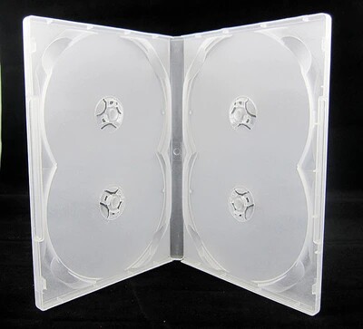 CD DVD disc box thickened 4-piece disc box frosted disc storage box