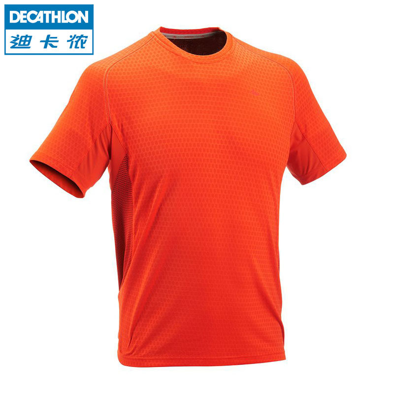 迪卡侬 户外短袖速干T恤 男 春夏季快干排汗透气抑味 QUECHUA L1