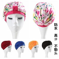 Mũ bơi nữ Thời trang làm tăng sự thoải mái Độ co giãn cao Không có đầu Bà Earmuffs Mũ vải đỏ Zhuoyou màu đỏ mũ bơi arena