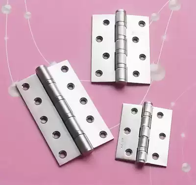 Stainless steel hinge 3 inch 4 inch 5 inch 304 stainless steel hinge silent hinge hinge door accessories hardware