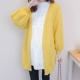 Mùa thu kích thước lớn thường phụ nữ mang thai cardigan + áo sơ mi thời trang hai mảnh mùa xuân và mùa thu phụ nữ mang thai phù hợp với áo len đan phù hợp với Áo thai sản